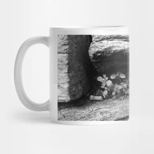 Black and White hidden plants Mug